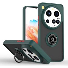 Uravas Store Xiaomi Mi 15 Ultra Kılıf Montreal Yüzüklü Silikon Kapak - Yeşil