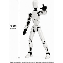 Dummy Esnek Eklemli Pozlanabilir Robot Figür