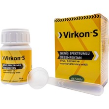 AyrStore Refarm Virkon-S Geniş Spektrumlu Dezenfektan, 50 Ml, Kuş Sağlığı