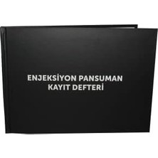 AyrStore Notyaz Enjeksiyon Pansuman Defteri 400 Yaprak Sert Kapaklı
