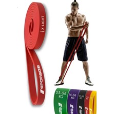AyrStore Sporsize Profesyonel Direnç Bandı Tekli Güçlü Lateks Loop Band, Fitness, Crossfit, Pilates ve E