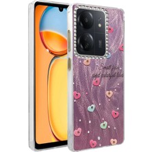 Uravas Store Xiaomi Redmi 13C Kılıf Blade Aynalı Desenli Kapak - Desen 8