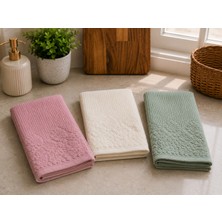 Gonca Renkli Mutfak Havlusu 30X50 cm 3’lü Set %100 Pamuk