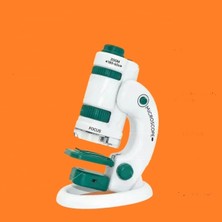 AyrStore Triline Mikroskop Deney Seti 180X Portatif LED Işıklı Eğitici Öğretici 21 Parça Mobil Mini Ta