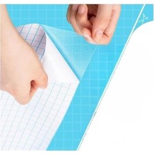 AyrStore Artlantis Yapışkanlı Şeffaf Asetat 3 Adet 45CM x 2 Metre Djfix Kendinden Yapışkanlı Şeffaf R
