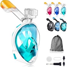 AyrStore Wsobue Dalış Maskeleri Çocuklar,snorkel Maskesi, 5-14 Yaşında Çocuklar Için Tam Yüzü Paylam