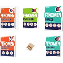 Fenomen Yayıncılık Fenomen Lgs 2027 B Serisi Matematik Fen Türkçe Paragraf ve Geometri 5li Set Soru Bankası + Telefon Standı