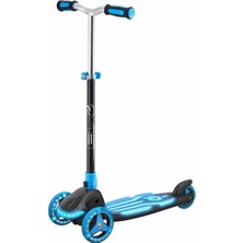 AyrStore Evo 3 Tekerlekli Katlanabilir Illuminate Işıklı Mavi Scooter