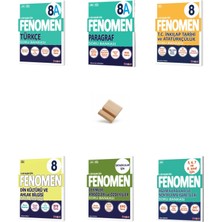 Fenomen Yayıncılık Fenomen Lgs 2027 8. Sınıf A Serisi Türkçe Paragraf Inkılap Din Deyimler ve Yazım Kuralları 6lı Set Soru Bankası + Telefon Standı
