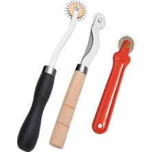 AyrStore 3 Adet Işaretleme Iğnesi Iğneli Rulet Kumaş Üstü Terzi Çizgi Ruleti