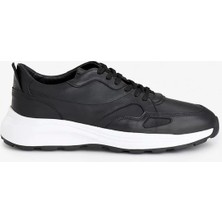 Süvari Siyah Gerçek Deri Bağcıklı Klasik Ayakkabı