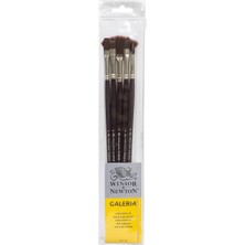 Winsor & Newton : Galeria : Uzun Saplı Sentetik Akrilik Fırça Seti : No.1 (5 Parça)
