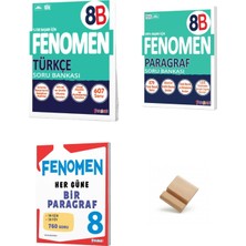 Fenomen Yayıncılık Fenomen Lgs 2027 B Serisi Türkçe Paragraf ve Her Güne Bir Paragraf 3lü Set Soru Bankası + Telefon Standı
