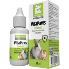 AyrStore Nanbell Vitapaws Tavşan ve Hamster Multivitamini 50ML