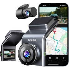 AyrStore Botslab G300H Pro Adas 3k Ön+Arka Wifi+Gps 150° Geniş Açı Gece Görüşlü Araç Içi Kamera D