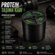 Saf Hobi Modüler Protein Tozu Taşıma Kabı – Vidalı Porsiyonluk Whey Protein Kutusu –