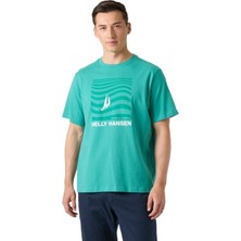 99 Helly Hansen Shoreline 30 Erkek Yeşil Polo Tişört