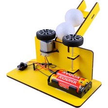 AyrStore Top Fırlatma - Kendin Yap Stem Bilim ve Deney Seti - Dıy Montessori Eğitim - Maker Set