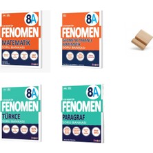 Fenomen Yayıncılık Fenomen Lgs 8. Sınıf 2027 A Serisi Matematik Geometri Türkçe ve Paragraf Soru Bankası 4lü Set + Telefon Standı