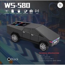 Bezos Wster WS-580 Music Car Speaker (Cybertruck, Led)