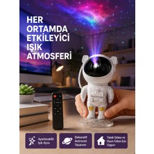 Astronot Yıldız Projeksiyon Lambası 8 Efektli Uzaktan Kumandalı Gece Işığı