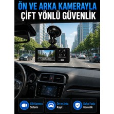 Astraltech Wifi Çift Kameralı Araç Içi Kayıt Kamerası 1080P Full Hd 170° Geniş Açılı Araç Kamerası