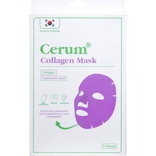 AyrStore Cerum Yüzde Eriyen Kolajen Maskesi - Hidrolize Kolajen, Hyaluronik Asit ve Probiyotik - Canlandır�