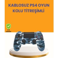 Ps4 Kablosuz Oyun Kolu Gecikmesiz Bağlantılı Ergonomik Tasarımlı