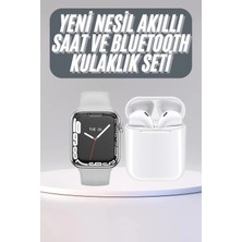 Akıllı Saat Kulaklık Hediyeli Uyku ve Sağlık Takibi Yapabilen Uzun Ömürlü