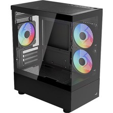 Aero Cool Viewport Mini V2 Argb Fanlı Micro Atx Bilgisayar Kasası