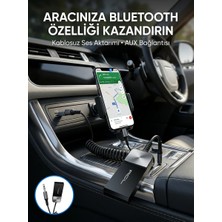 Araç ve Ev Ses Sistemleri Için Bluetooth Aux Adaptörü