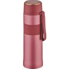 Çelik Termos Matara 420ML Pembe
