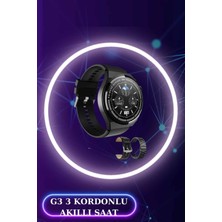 Akıllı Saat ve Kulaklık Seti Dokunmatik Ekran 5.0 Bluetooth Bağlantılı Sesli Görüşme