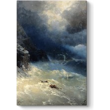 Ayvazovski - Fırtına Tablosu 30 x 45