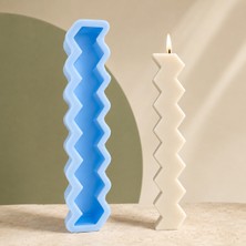Luce Mondo Craft Silikon Kalıp Zigzag Şamdan Mum