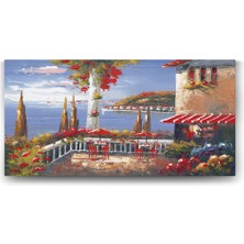 Deniz Manzaralı Cafe Tablosu - 100X50CM