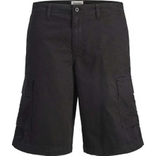 Jack & Jones Jpstcole Matty Cargo Short Mıd Black 12292263-BL