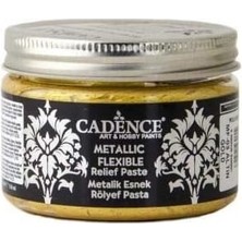 Cadence Metalik Esnek Rölyef Pasta MF03 Altın 150ML