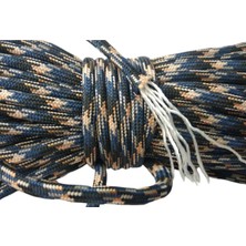 5 Metre Paracord 550 Lbs 7 Çekirdek 4 mm Paraşüt Ipi Lacivert Kamuflaj Tek Ebat