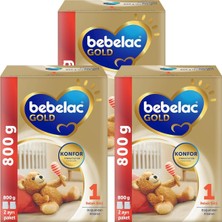 Bebelac Gold 1 Devam Sütü 0-6 Ay 800 gr x 3 Adet 2400 gr