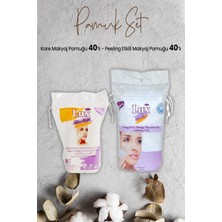 Peeling Etkili Makyaj Pamuğu 40'li ve Kare Makyaj Pamuğu 40'li