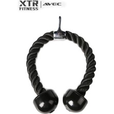 Xtr Fitness Triceps Halatı Siyah 28MM 70 cm