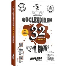 Akm Kitap 5. Sınıf Sosyal Bilgiler Güçlendiren 32 Haftalık Denemeleri Ankara Yayıncılık
