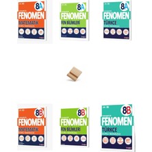 Fenomen Yayıncılık Fenomen Lgs 2027 A + B Serisi Matematik Fen Bilimleri ve Türkçe 6lı Set Soru Bankası + Telefon Standı