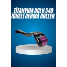 Hace Bazaar Titanyum Uçlu Derma Roller 540 Iğneli 1 mm Gözenek Azaltıcı Akne Izlerine Uygun
