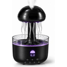 Uravas Store Denizanası Tasarımlı Ultrasonik Hava Nemlendirici Rgb LED Işıklı Sessiz Buhar Makinesi Zaman Ayarlı