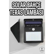 Hace Bazaar Güneş Enerjili Bahçe Lambası Solar Gece Aydınlatma Sensörlü Lamba
