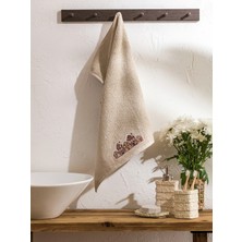 Lc Waikiki Yeni Sezon Kurabiye Ev Nakışlı Yüz Havlusu 50X80 cm