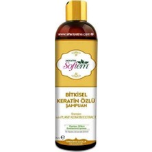 Bitkisel Keratin Şampuan 400ML | Yıpranmış Saçlar Için Bitkisel Bakım | Canlı ve Parlak Gö