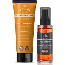 Saç Bakım Seti, Kolajen ve Biotin Içeren Saç Kremi ve Keratin Serum, Tüm Saç Tipleri Için Ne